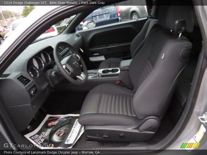 Billet Silver Metallic / Dark Slate Gray 2014 Dodge Challenger SXT