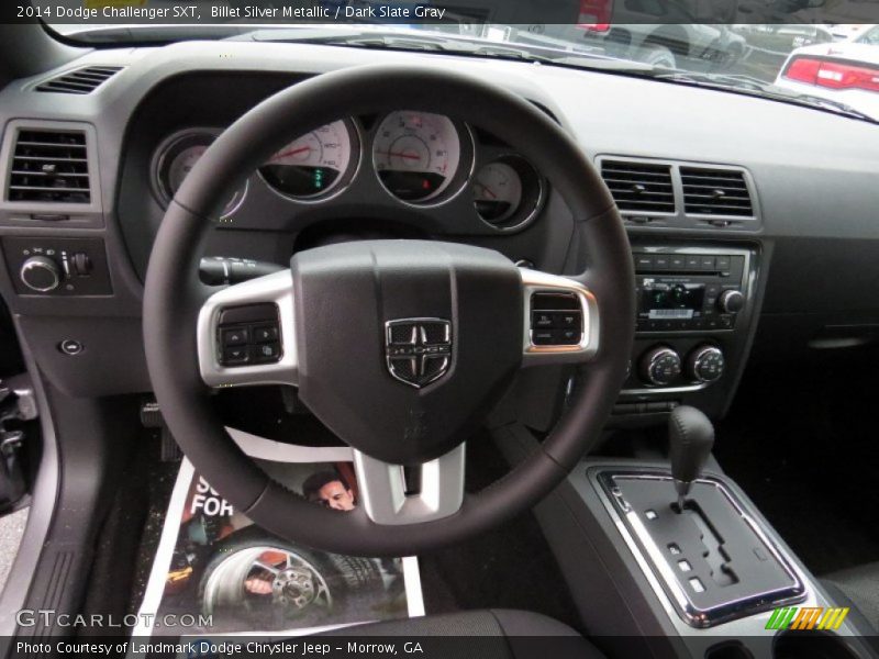 Billet Silver Metallic / Dark Slate Gray 2014 Dodge Challenger SXT
