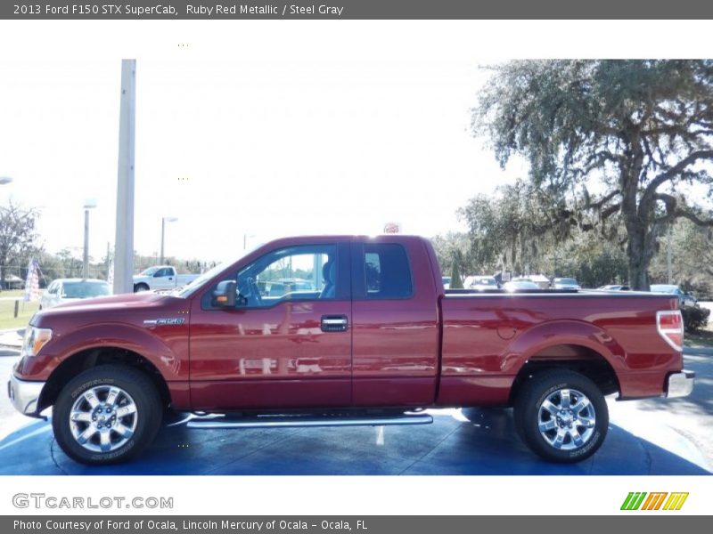  2013 F150 STX SuperCab Ruby Red Metallic