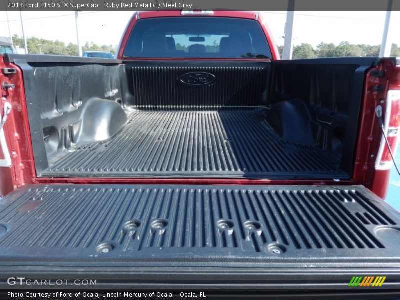 Ruby Red Metallic / Steel Gray 2013 Ford F150 STX SuperCab