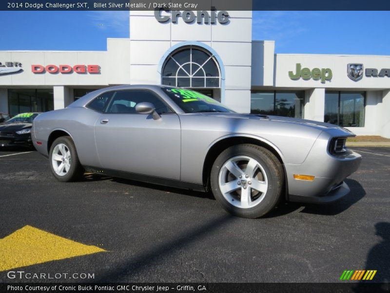 Billet Silver Metallic / Dark Slate Gray 2014 Dodge Challenger SXT