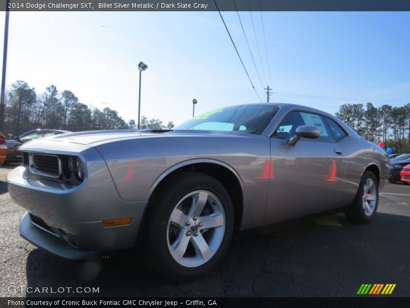 Billet Silver Metallic / Dark Slate Gray 2014 Dodge Challenger SXT