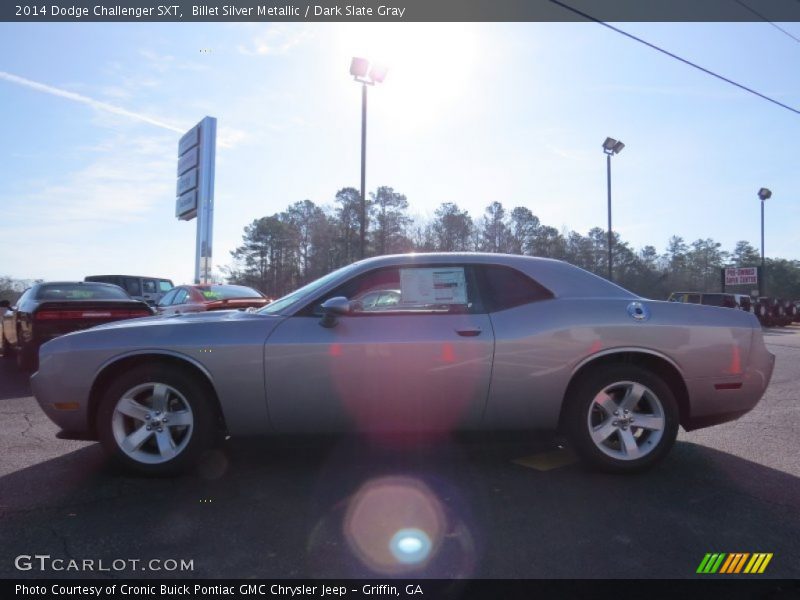 Billet Silver Metallic / Dark Slate Gray 2014 Dodge Challenger SXT