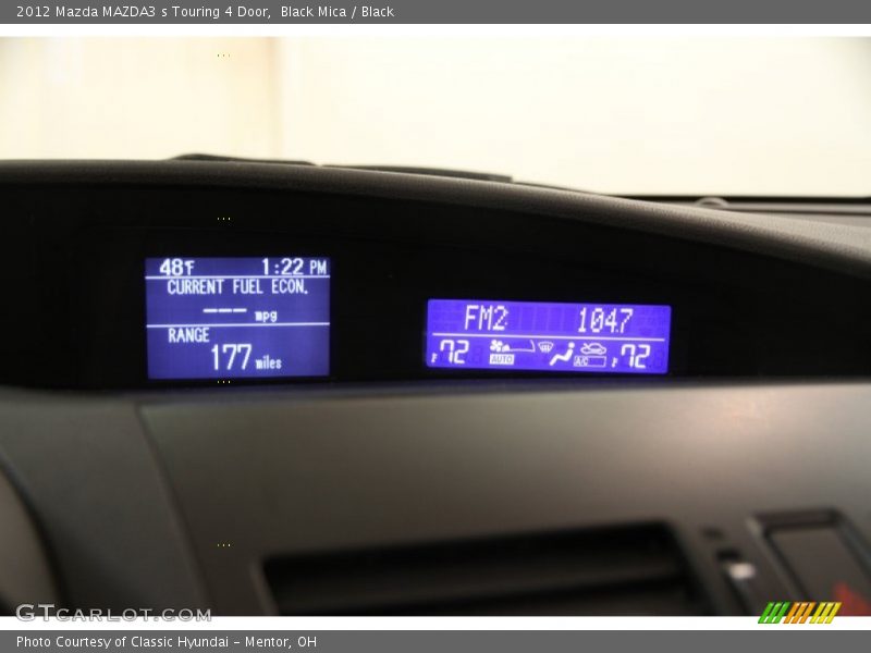 Black Mica / Black 2012 Mazda MAZDA3 s Touring 4 Door