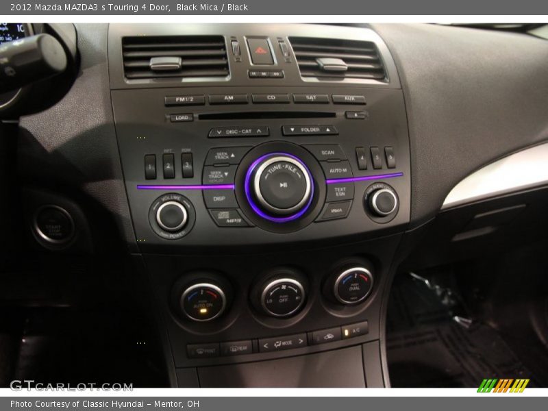 Black Mica / Black 2012 Mazda MAZDA3 s Touring 4 Door