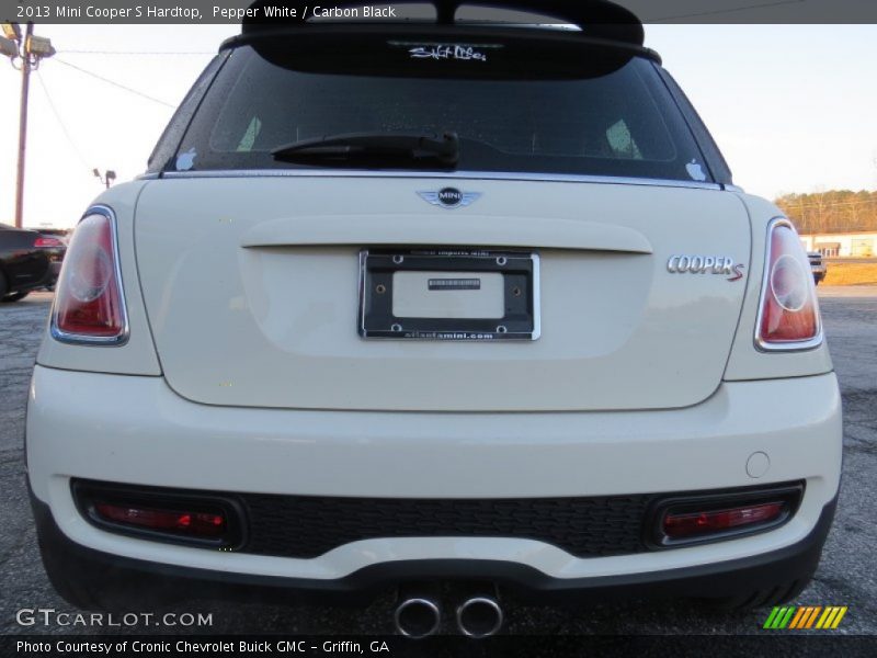 Pepper White / Carbon Black 2013 Mini Cooper S Hardtop
