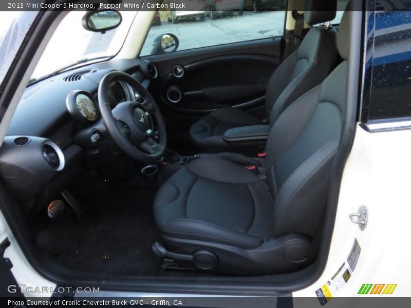 Pepper White / Carbon Black 2013 Mini Cooper S Hardtop