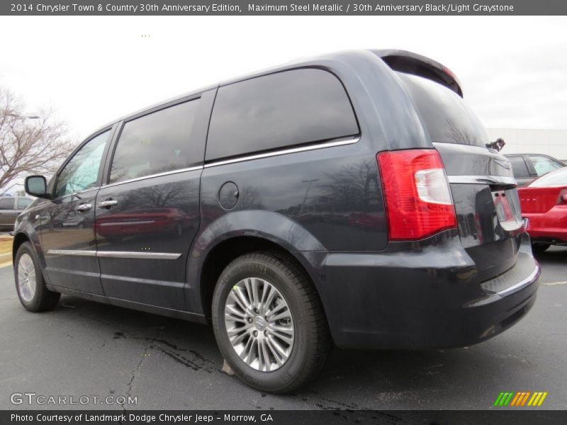 Maximum Steel Metallic / 30th Anniversary Black/Light Graystone 2014 Chrysler Town & Country 30th Anniversary Edition