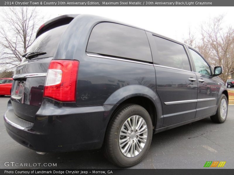 Maximum Steel Metallic / 30th Anniversary Black/Light Graystone 2014 Chrysler Town & Country 30th Anniversary Edition