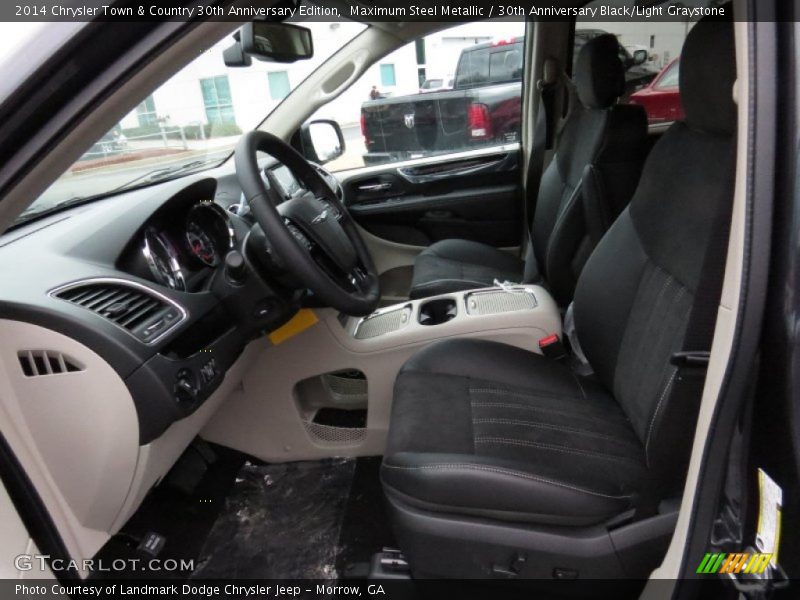Maximum Steel Metallic / 30th Anniversary Black/Light Graystone 2014 Chrysler Town & Country 30th Anniversary Edition