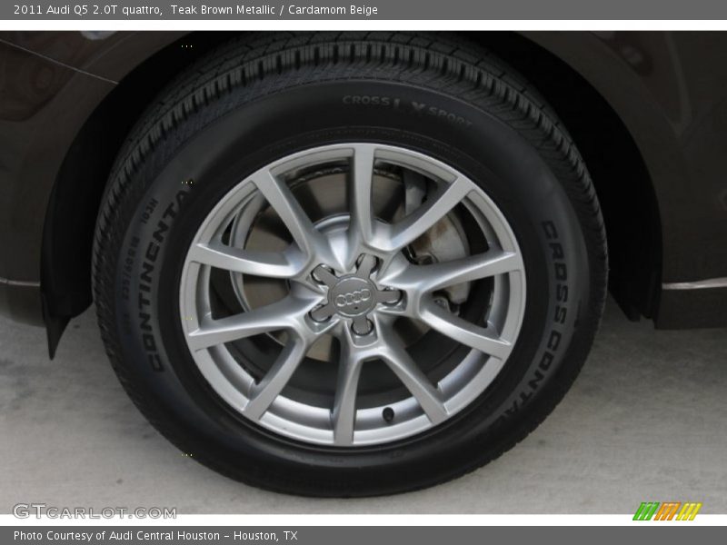 Teak Brown Metallic / Cardamom Beige 2011 Audi Q5 2.0T quattro