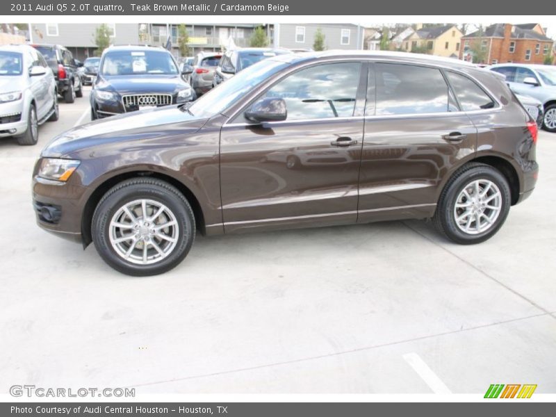 Teak Brown Metallic / Cardamom Beige 2011 Audi Q5 2.0T quattro