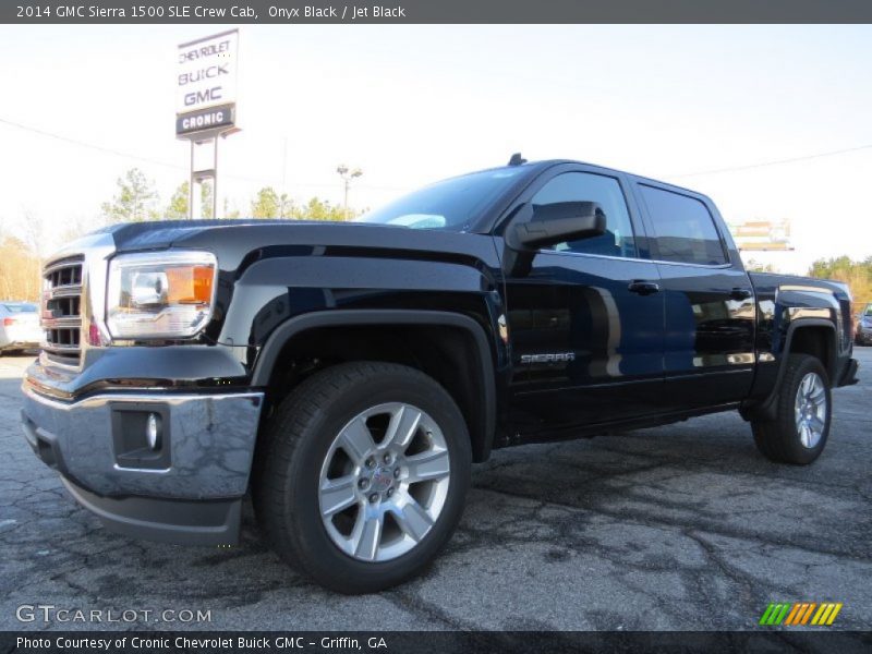 Onyx Black / Jet Black 2014 GMC Sierra 1500 SLE Crew Cab