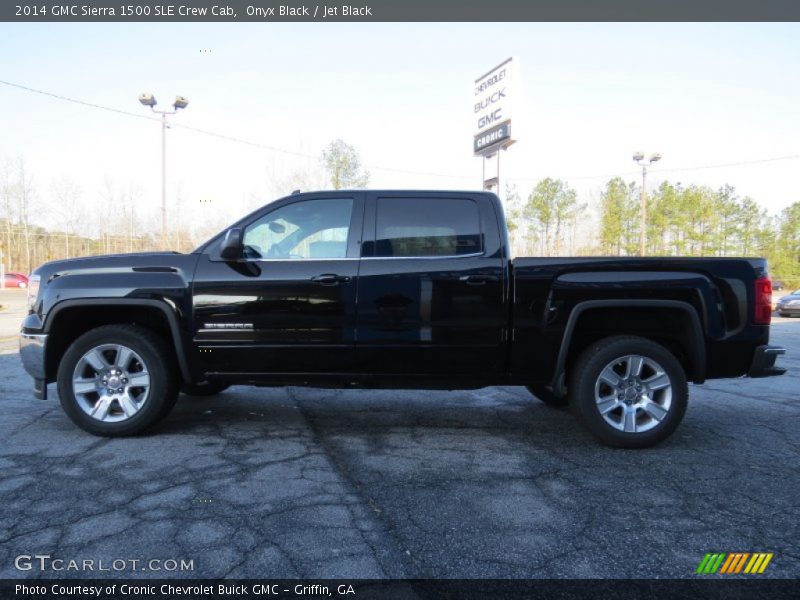 Onyx Black / Jet Black 2014 GMC Sierra 1500 SLE Crew Cab