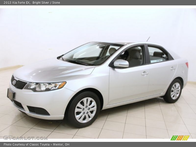 Bright Silver / Stone 2013 Kia Forte EX