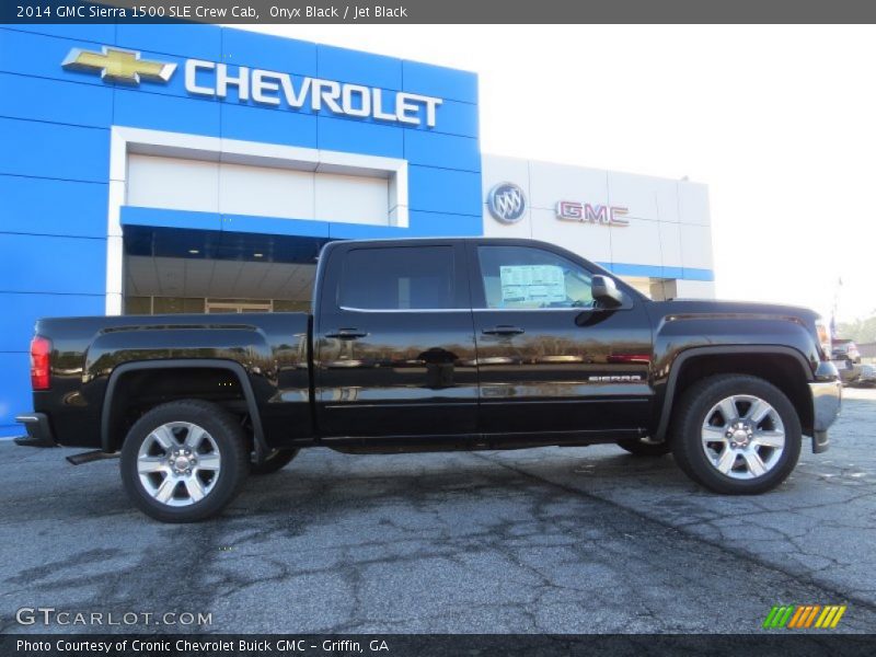 Onyx Black / Jet Black 2014 GMC Sierra 1500 SLE Crew Cab