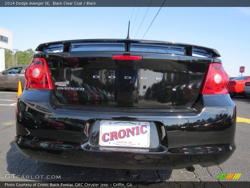 Black Clear Coat / Black 2014 Dodge Avenger SE
