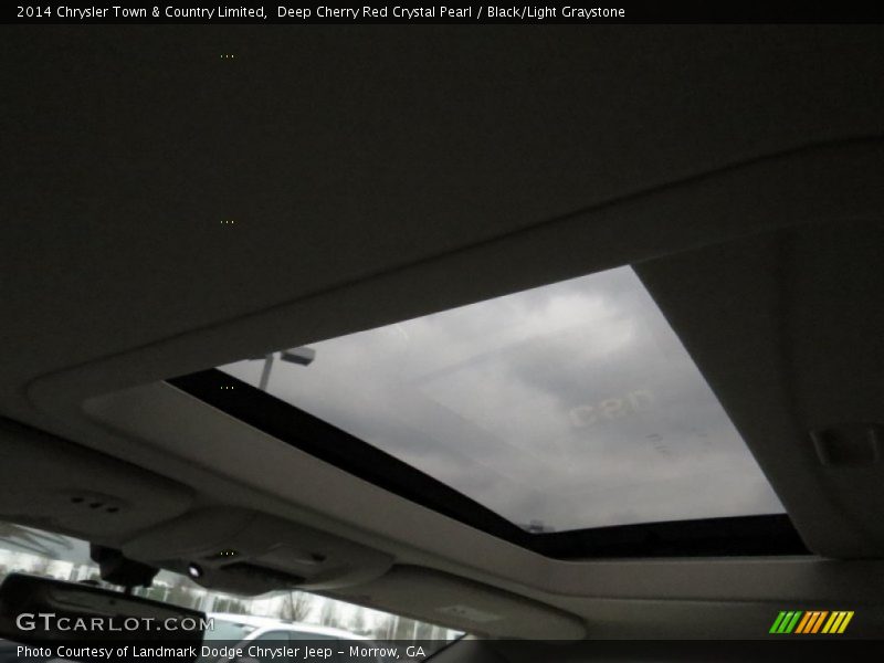 Deep Cherry Red Crystal Pearl / Black/Light Graystone 2014 Chrysler Town & Country Limited
