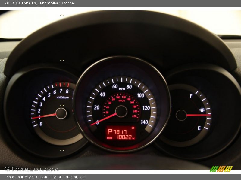 Bright Silver / Stone 2013 Kia Forte EX