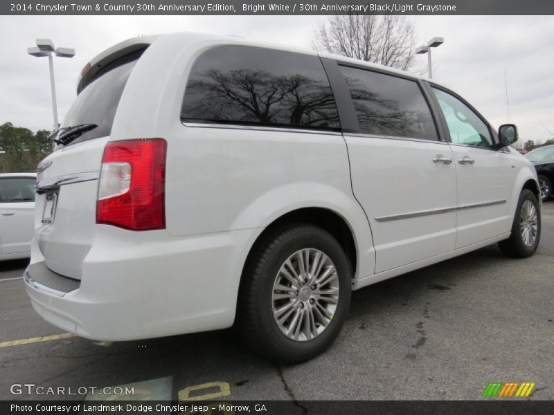 Bright White / 30th Anniversary Black/Light Graystone 2014 Chrysler Town & Country 30th Anniversary Edition