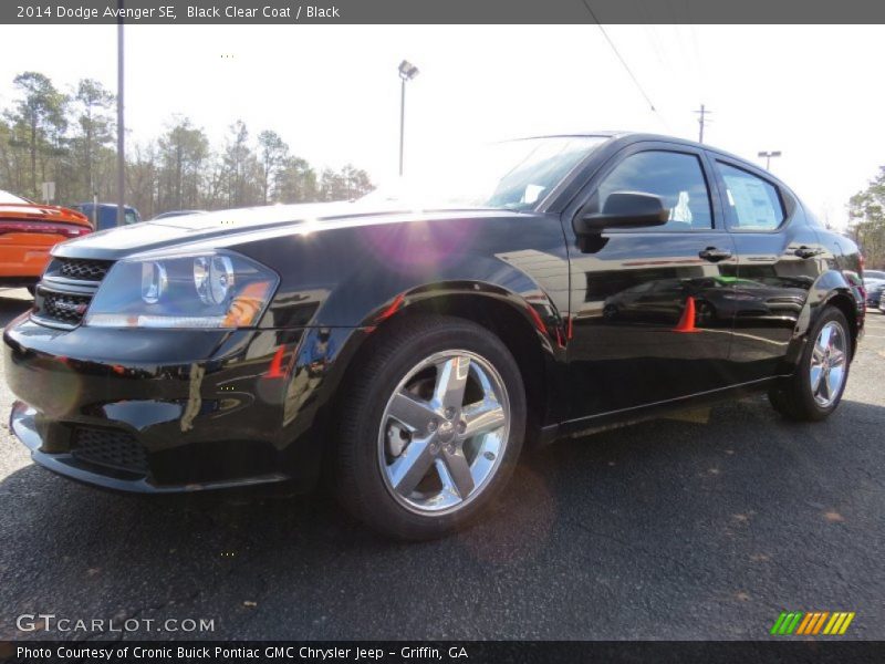 Black Clear Coat / Black 2014 Dodge Avenger SE
