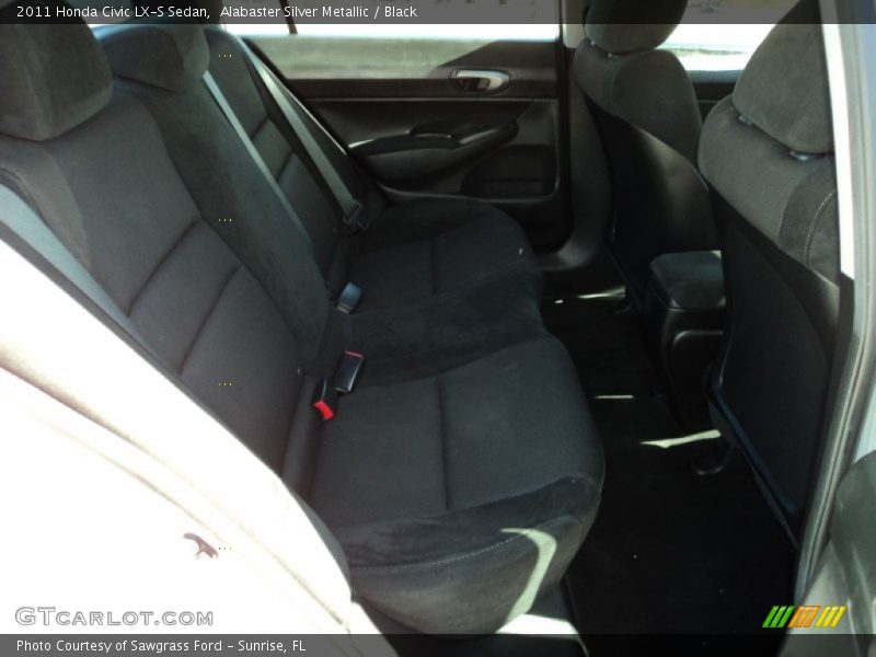 Alabaster Silver Metallic / Black 2011 Honda Civic LX-S Sedan