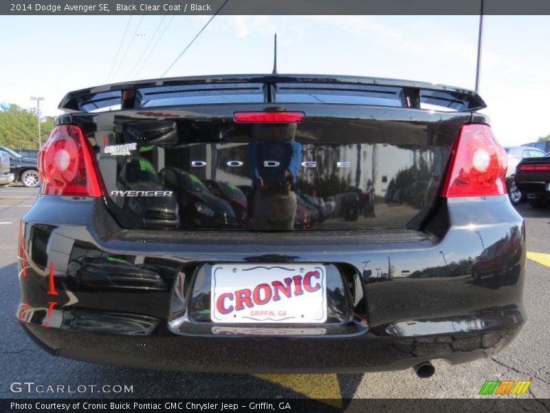 Black Clear Coat / Black 2014 Dodge Avenger SE