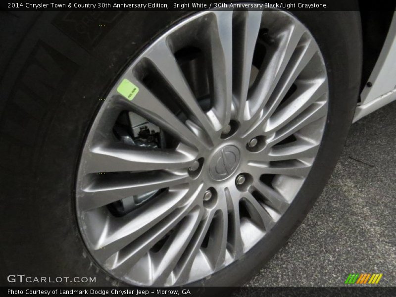 Bright White / 30th Anniversary Black/Light Graystone 2014 Chrysler Town & Country 30th Anniversary Edition