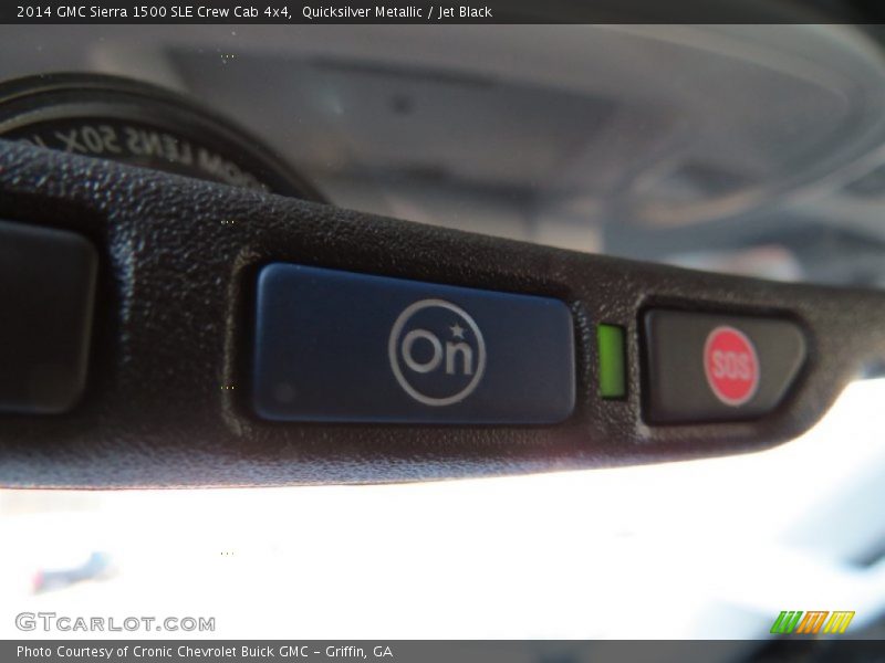 Quicksilver Metallic / Jet Black 2014 GMC Sierra 1500 SLE Crew Cab 4x4