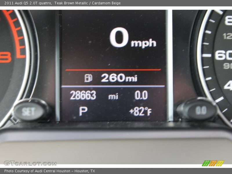 Teak Brown Metallic / Cardamom Beige 2011 Audi Q5 2.0T quattro