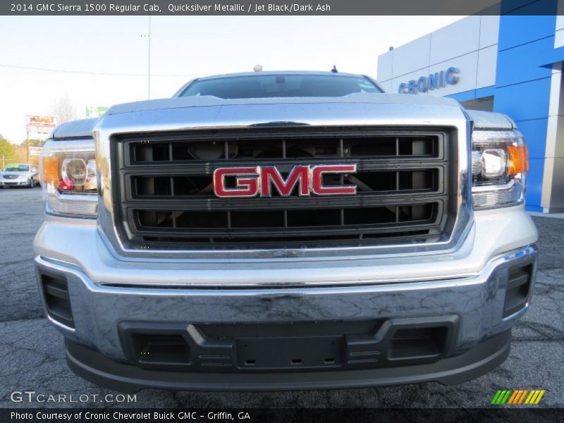 Quicksilver Metallic / Jet Black/Dark Ash 2014 GMC Sierra 1500 Regular Cab