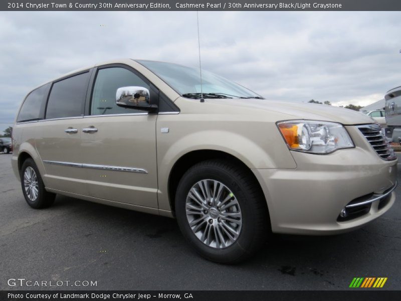 Cashmere Pearl / 30th Anniversary Black/Light Graystone 2014 Chrysler Town & Country 30th Anniversary Edition
