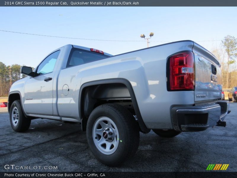 Quicksilver Metallic / Jet Black/Dark Ash 2014 GMC Sierra 1500 Regular Cab