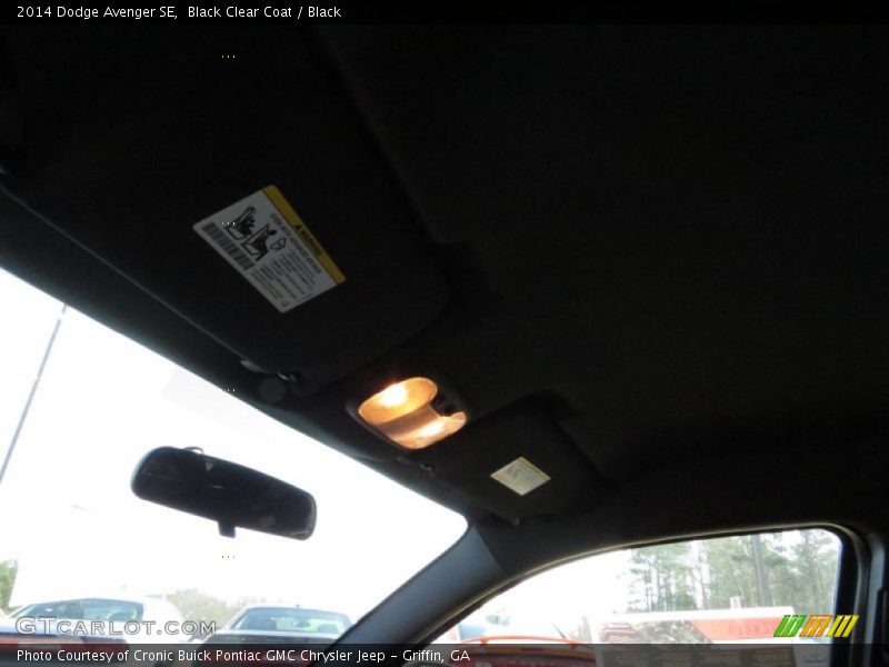 Black Clear Coat / Black 2014 Dodge Avenger SE