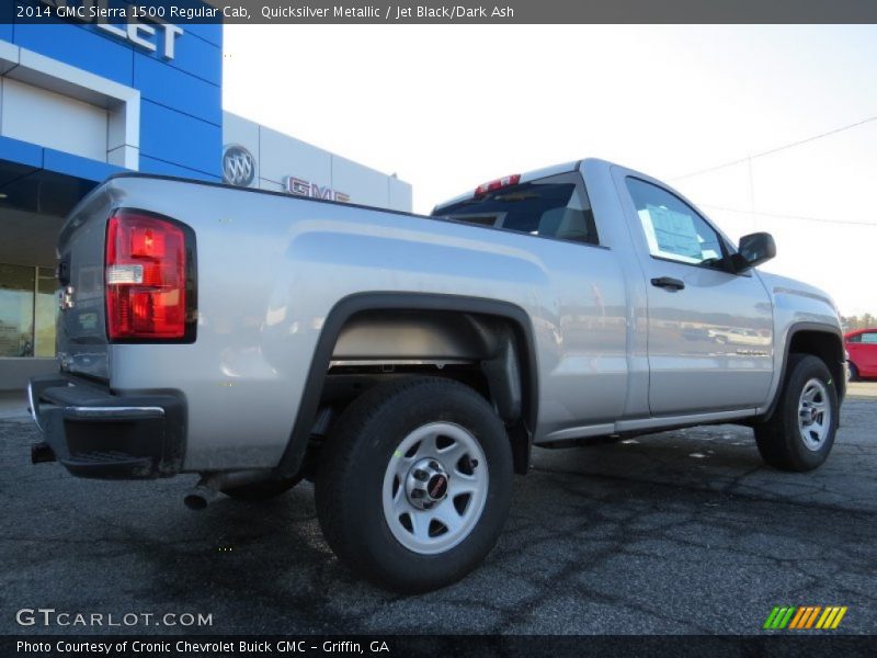 Quicksilver Metallic / Jet Black/Dark Ash 2014 GMC Sierra 1500 Regular Cab