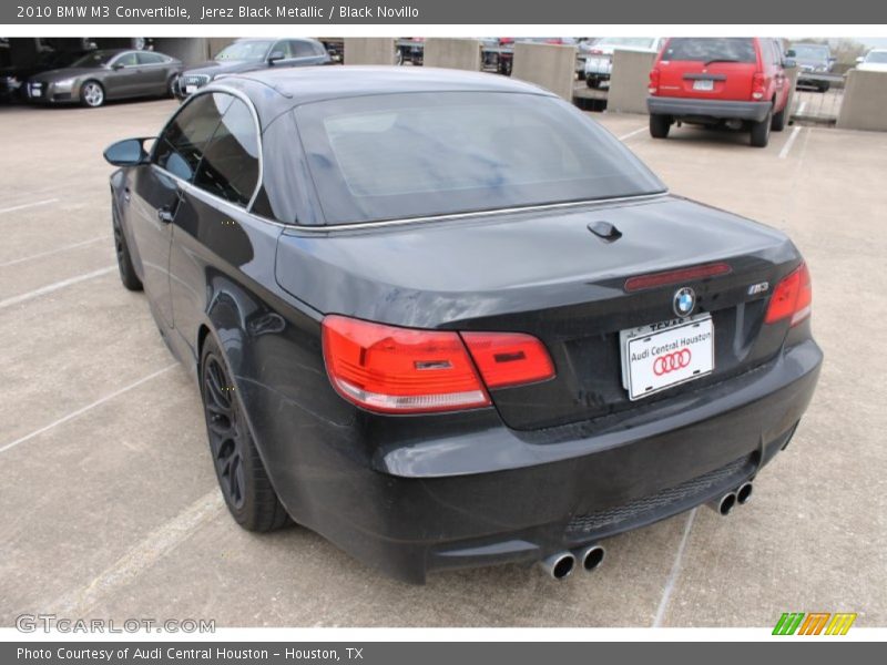 Jerez Black Metallic / Black Novillo 2010 BMW M3 Convertible
