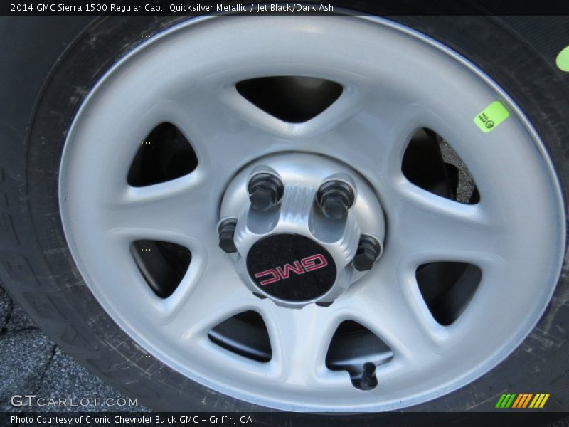 Quicksilver Metallic / Jet Black/Dark Ash 2014 GMC Sierra 1500 Regular Cab