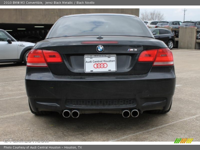 Jerez Black Metallic / Black Novillo 2010 BMW M3 Convertible