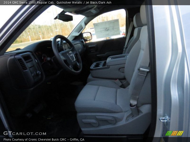 Quicksilver Metallic / Jet Black/Dark Ash 2014 GMC Sierra 1500 Regular Cab