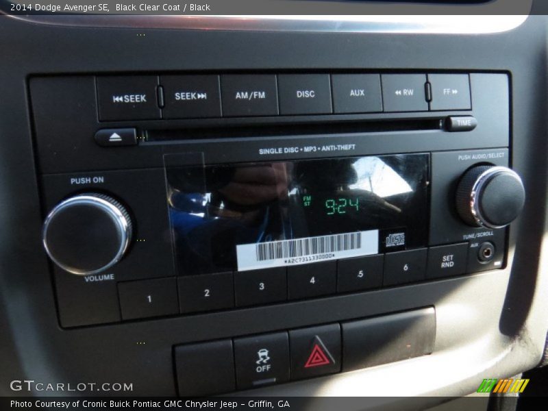 Black Clear Coat / Black 2014 Dodge Avenger SE