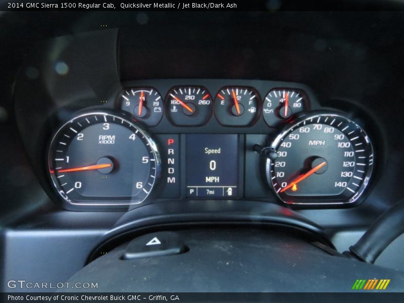 Quicksilver Metallic / Jet Black/Dark Ash 2014 GMC Sierra 1500 Regular Cab