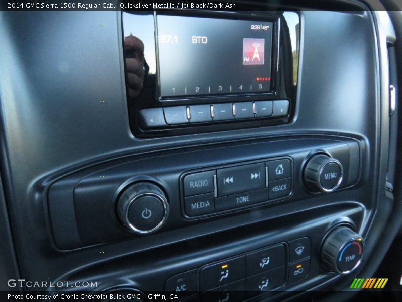 Quicksilver Metallic / Jet Black/Dark Ash 2014 GMC Sierra 1500 Regular Cab