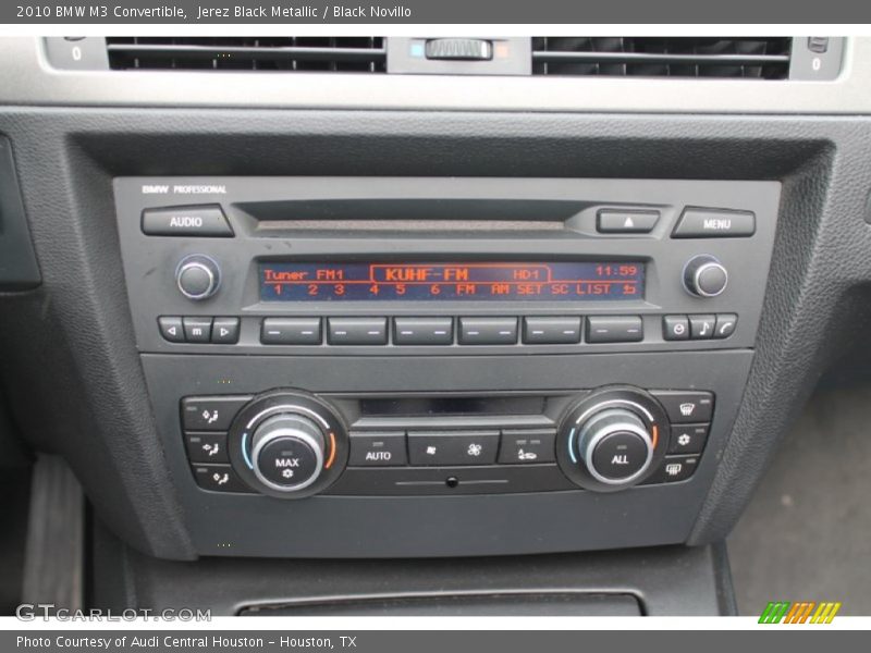 Controls of 2010 M3 Convertible