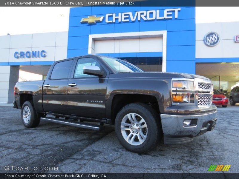 Tungsten Metallic / Jet Black 2014 Chevrolet Silverado 1500 LT Crew Cab