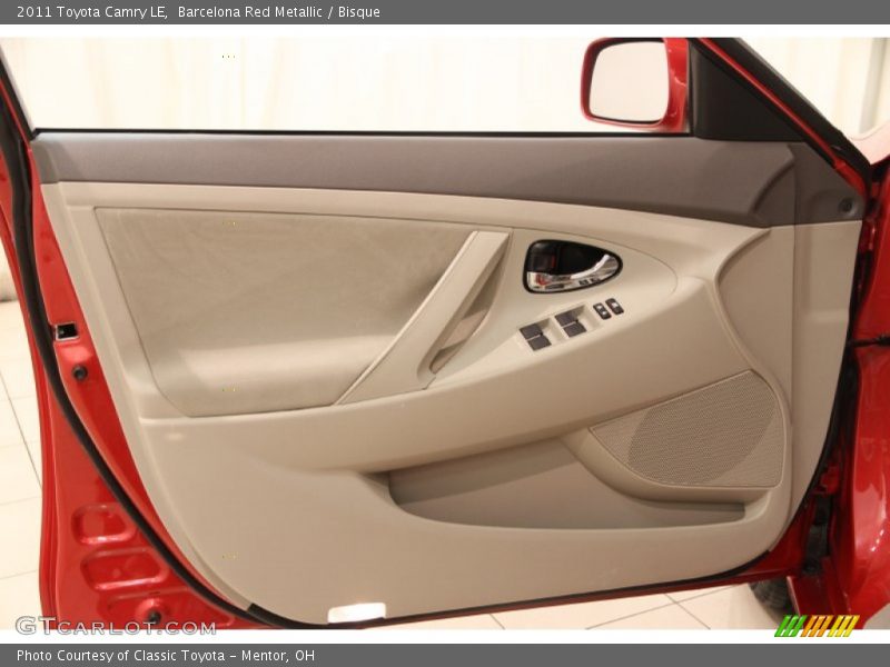 Barcelona Red Metallic / Bisque 2011 Toyota Camry LE