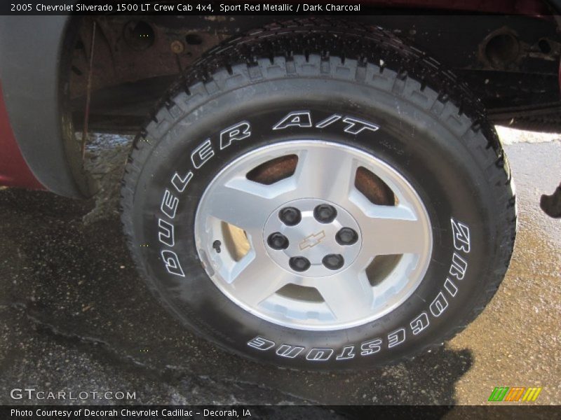 Sport Red Metallic / Dark Charcoal 2005 Chevrolet Silverado 1500 LT Crew Cab 4x4