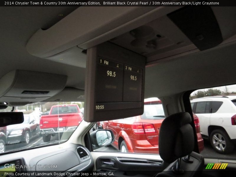 Brilliant Black Crystal Pearl / 30th Anniversary Black/Light Graystone 2014 Chrysler Town & Country 30th Anniversary Edition