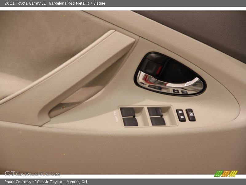 Barcelona Red Metallic / Bisque 2011 Toyota Camry LE