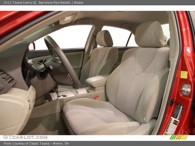 Barcelona Red Metallic / Bisque 2011 Toyota Camry LE