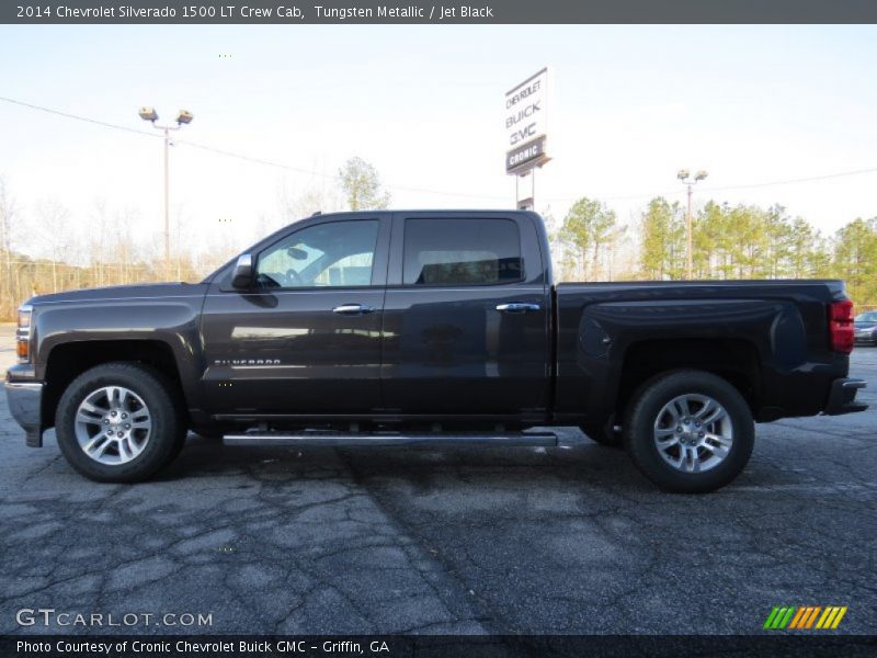Tungsten Metallic / Jet Black 2014 Chevrolet Silverado 1500 LT Crew Cab